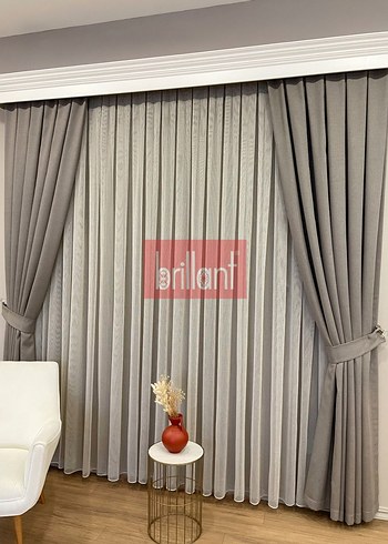 BRİLLANT MİRANDA LARİSSA TÜL PERDE YENİ - Görsel 6