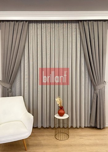 BRİLLANT MİRANDA LARİSSA TÜL PERDE YENİ - Görsel 5