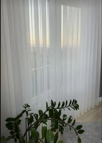 Balık Sırtı Model BOHEM TÜL PERDE - Görsel 4