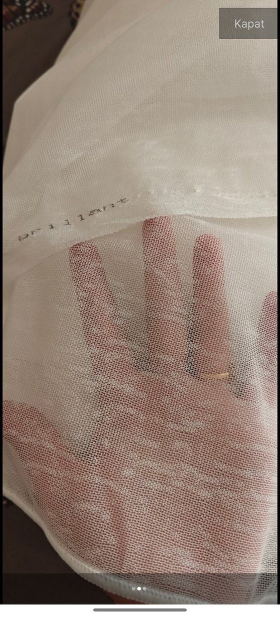 BRİLLANT AMOR TÜL PERDE YENİ TREND  - Görsel 2