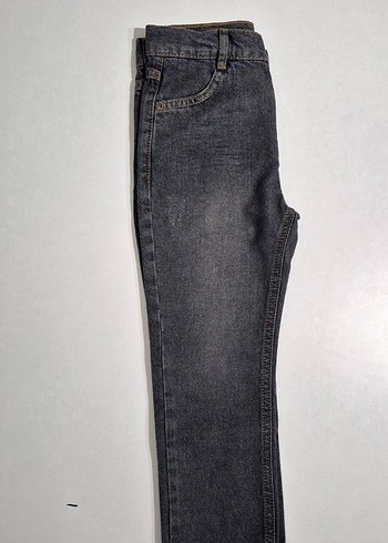 Gri Erkek Çocuk Denim Pantolon