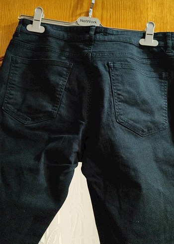 Erkek siyah Kısa Denim Bermuda Şort - Görsel 3