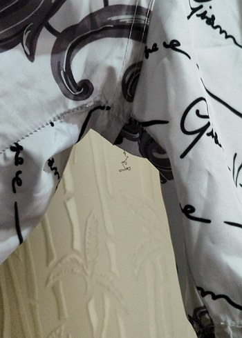 Beyaz Baskılı Mini Erkek Mayo - Görsel 2