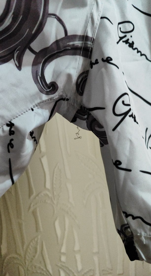 Beyaz Baskılı Mini Erkek Mayo - Görsel 2