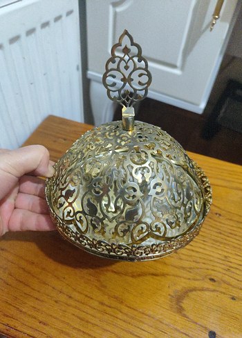 Bej Renkli Parlak Kenarlı Yuvarlak dekorasyon - Görsel 3