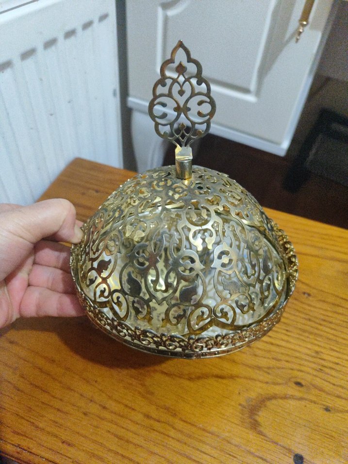 Bej Renkli Parlak Kenarlı Yuvarlak dekorasyon - Görsel 3