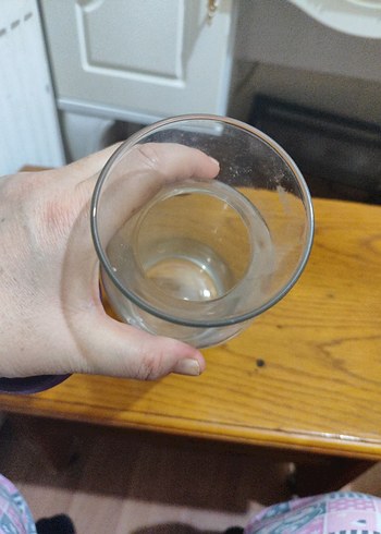 Mor Kapaklı Şeffaf Cam surahi - Görsel 4