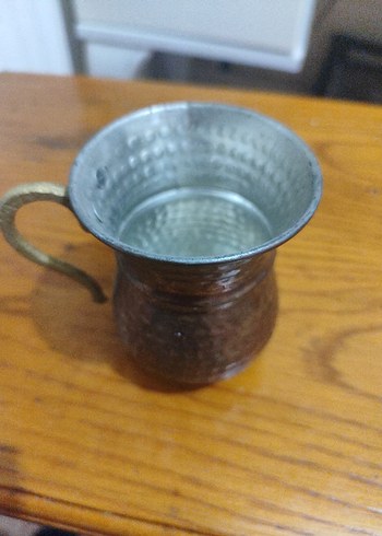 Bakır Dokulu Küçük Kulplu Bardak - Görsel 4