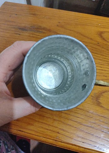 Bakır Dokulu Küçük Kulplu Bardak - Görsel 2