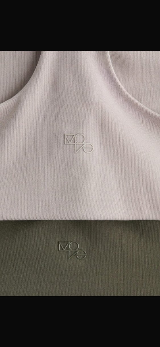 H&M Basic Kadın Atlet 2'li Paket - Bej & Haki - Görsel 2