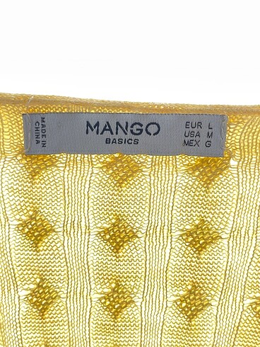 l Beden sarı Renk Mango Bluz %70 İndirimli.
