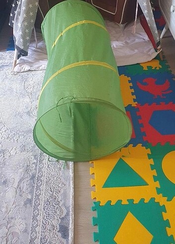 Ikea yeşil oyuncak tünel 