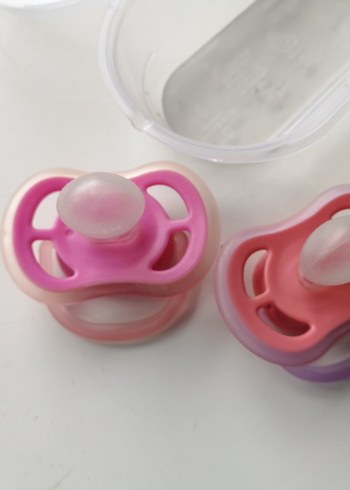 Renkli Pembe Emzik Seti Unicorn ve Melek Desenli 6-18 ay - Görsel 2