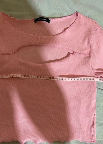 Pembe Uzun Kollu Kadın Bluz - Görsel 4