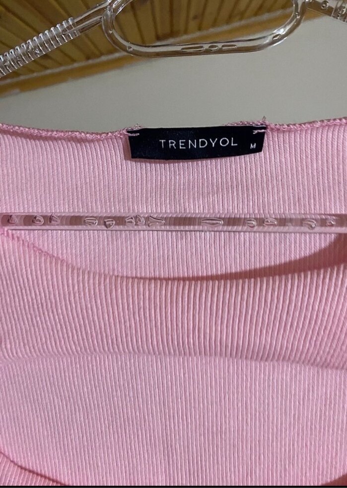 Pembe Uzun Kollu Kadın Bluz - Görsel 2