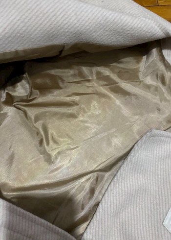 Düğmeli Gri Kadın Kısa Ceket - Görsel 3