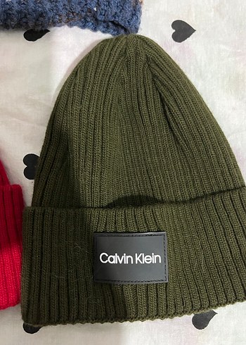 Calvin Klein Örgü Çok Renkli Kadın Bere - Görsel 3