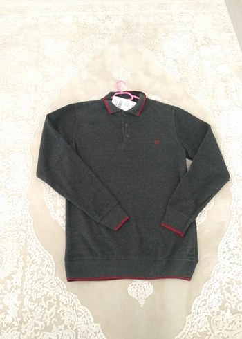 Gri Uzun Kollu kışlık Sweatshirt