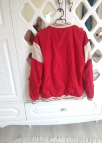 Kırmızı Fermuarlı Spor erkek    çocuk yağmurluk - Görsel 3