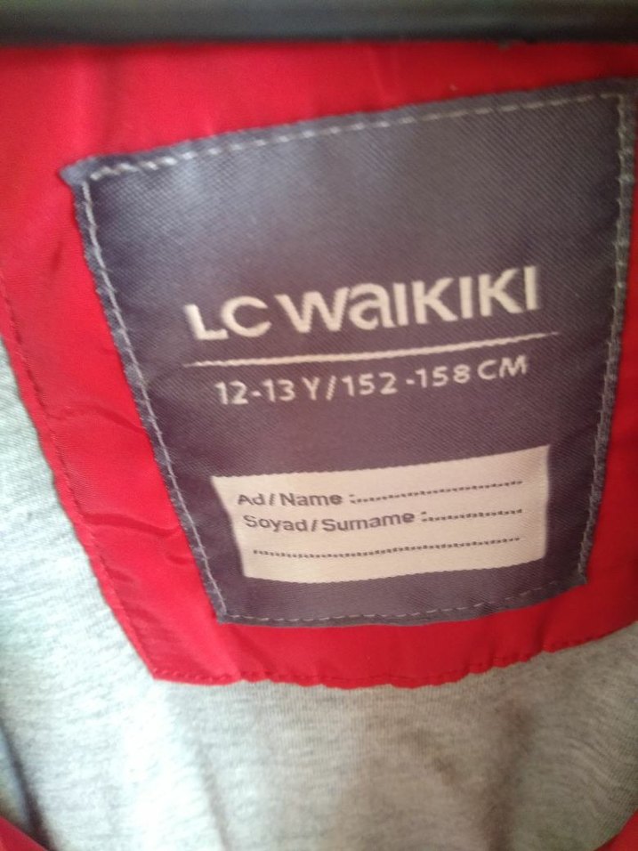 Kırmızı Fermuarlı Spor erkek    çocuk yağmurluk - Görsel 5