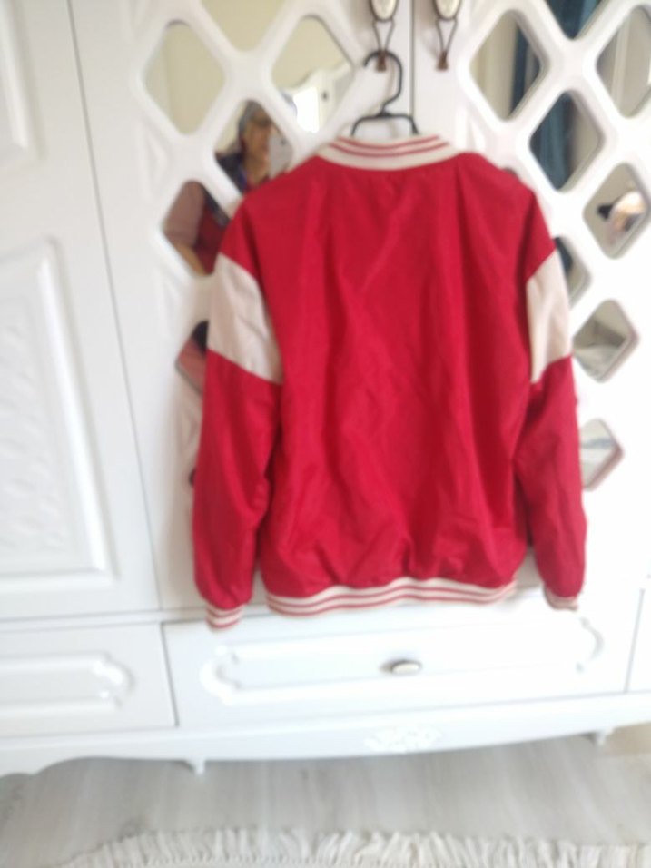 Kırmızı Fermuarlı Spor erkek    çocuk yağmurluk - Görsel 3