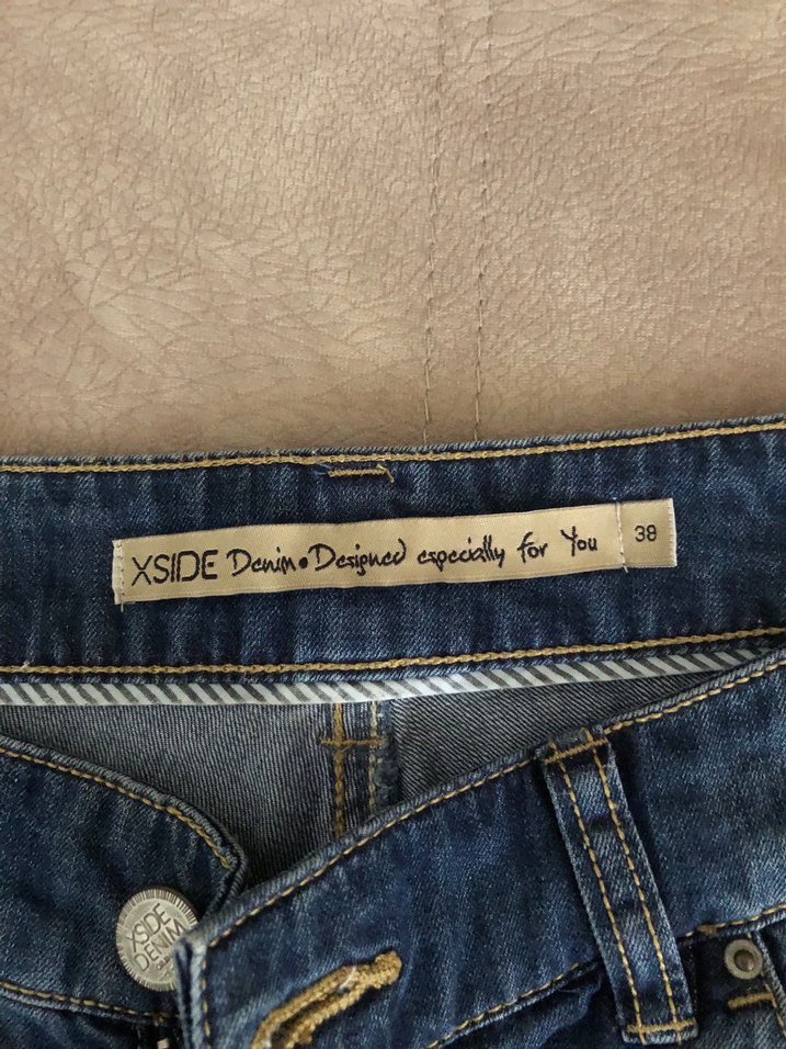 LCW Kadın Mavi Denim Mini Şort 38 beden - Görsel 2