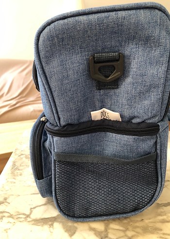 Mavi Baskılı Bebek Çantası - Görsel 2