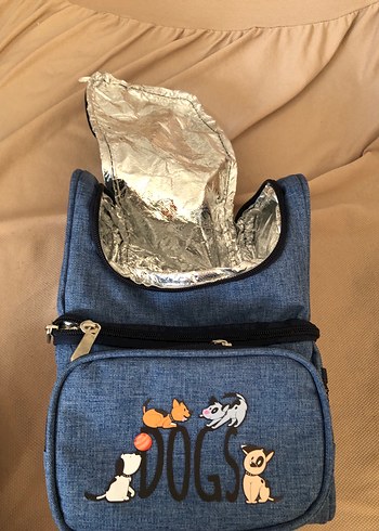 Mavi Baskılı Bebek Çantası - Görsel 5