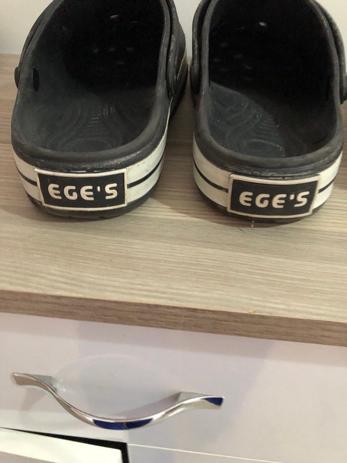 41 no Siyah Erkek Kauçuk Terlikler - Görsel 2