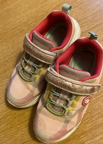 Kız Çocuk Pembe Bağcıksız Spor Ayakkabı - Görsel 3