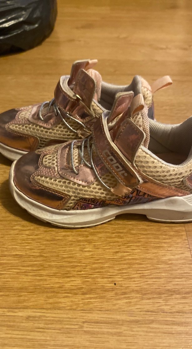 Kızlar için Altın pembe parlak - Görsel 3