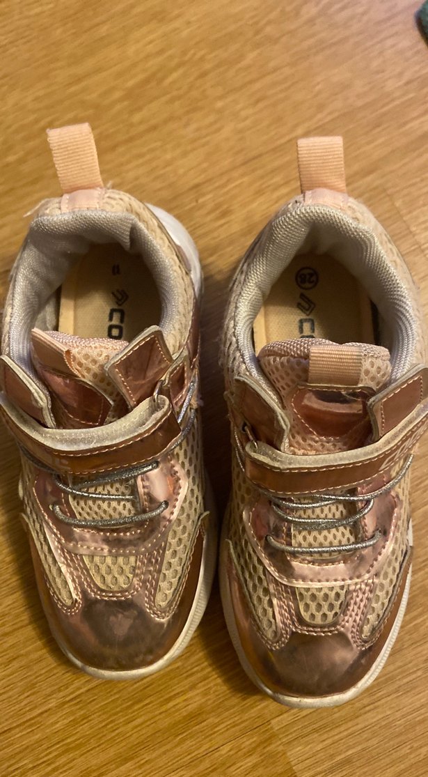 Kızlar için Altın pembe parlak - Görsel 4