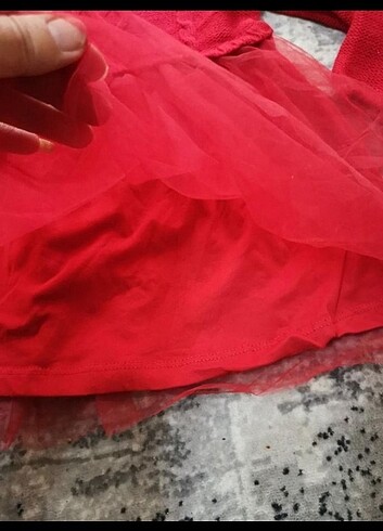 18-24 Ay Beden Kırmızı lcw tütü elbise