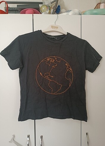 xs Beden Siyah dünya t-shirt 