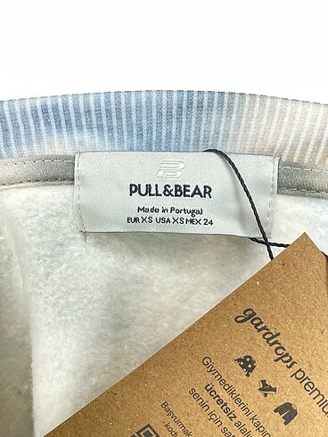 xs Beden çeşitli Renk Pull and Bear Sweatshirt %70 İndirimli.