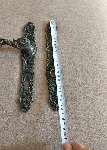  Beden Eski, bronz Antika Kapı Kolu Seti