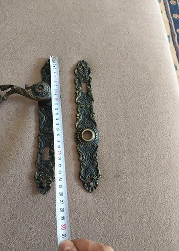  Beden altın Renk Eski, bronz Antika Kapı Kolu Seti
