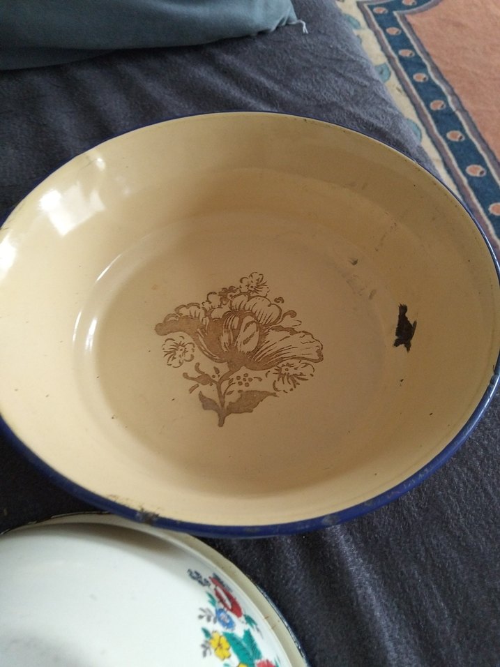 Dekorluk,emaye tabaklar - Görsel 3