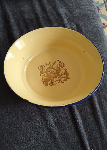 Eski, emaye tabak - Görsel 2