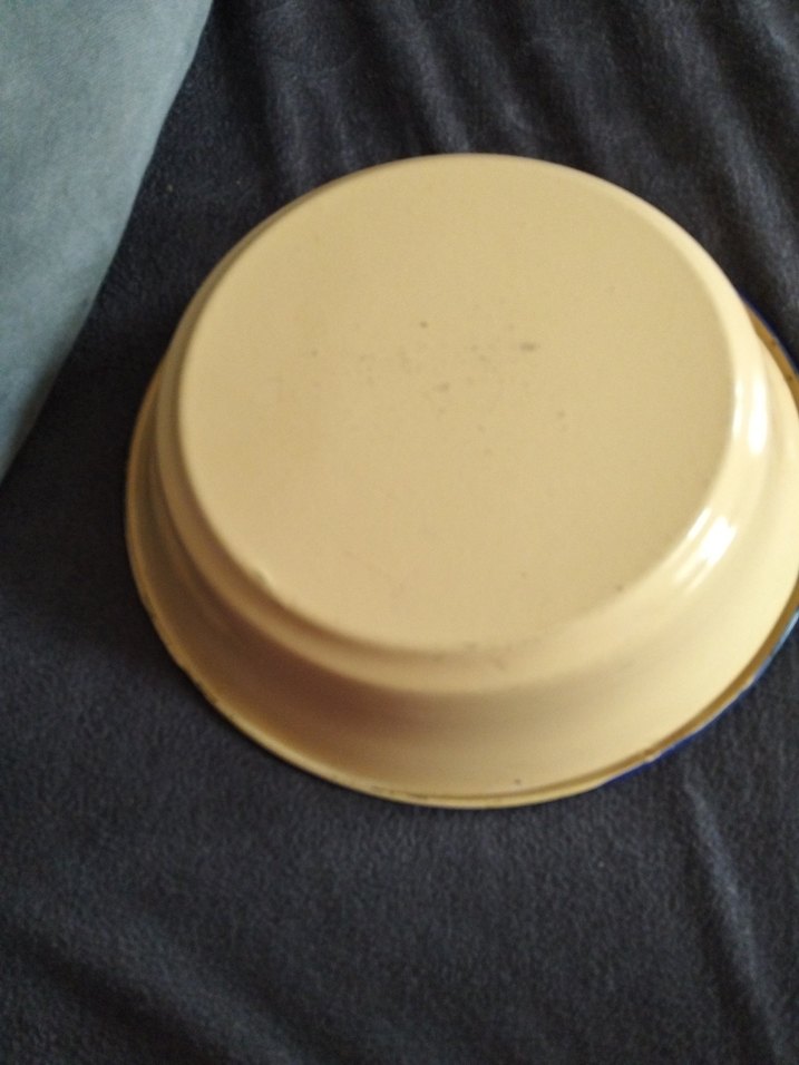 Eski, emaye tabak - Görsel 5