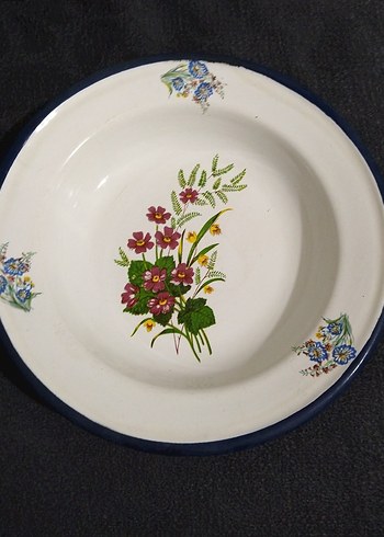 Eski, emaye tabak - Görsel 4