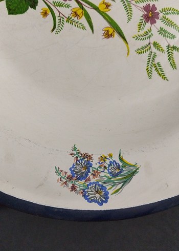 Eski, emaye tabak - Görsel 4