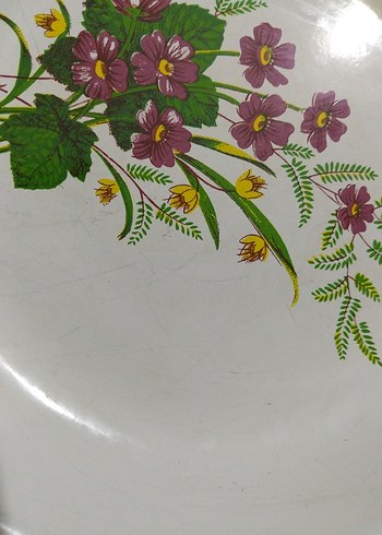 Eski, emaye tabak - Görsel 6