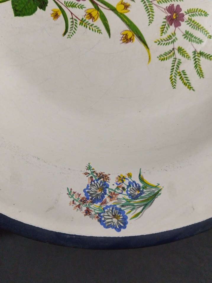 Eski, emaye tabak - Görsel 4