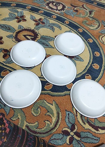 Eski,damgalı emaye tabaklar - Görsel 6