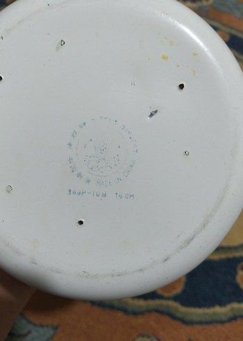 Çiçek Desenli Beyaz Emaye Saklama Kabı Seti - Görsel 6