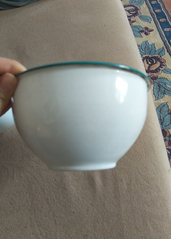 vintage, emaye büyük kaseler - Görsel 4