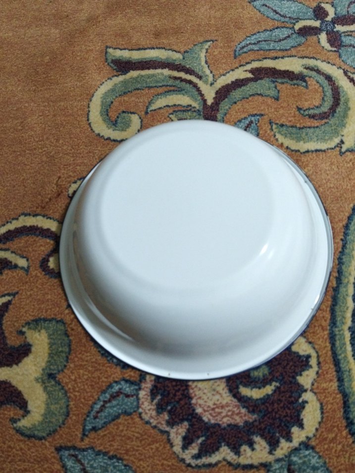 Vintage, emaye büyük tabak - Görsel 5