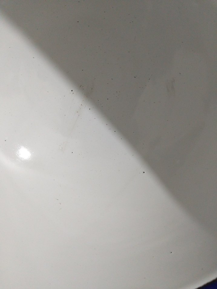 vintage, emaye ayaklı kase - Görsel 4