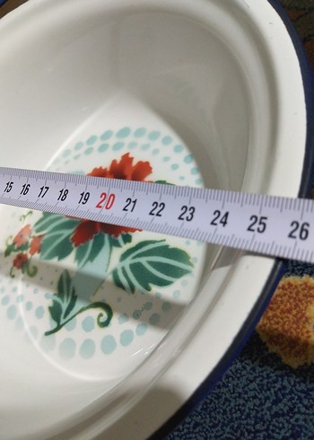 Vintage, Avrupa emaye, hamur leğenleri - Görsel 4